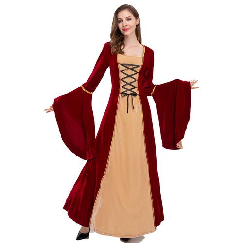 万圣节欧洲复古宫廷中世纪cosplay女王演出服话剧舞台民族服装